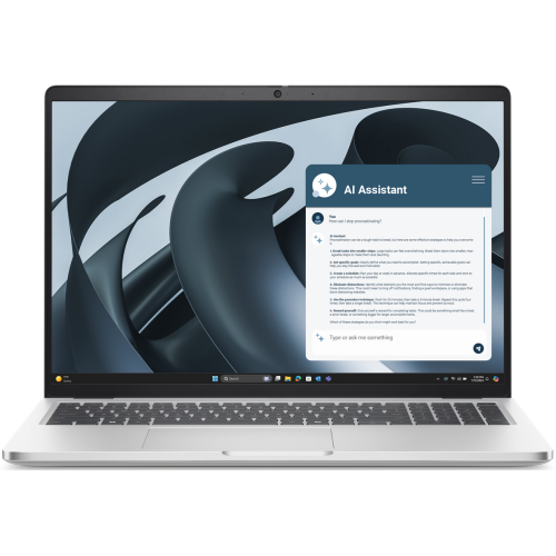 Laptop Dell Pro 16 Plus BTO505_PB16255_EMEA, AMD Ryzen 5 PRO 230, 16 inch, RAM 16GB, SSD 512GB, AMD Radeon 760M, Windows 11 Pro, Platinum Silver - Imagine 1