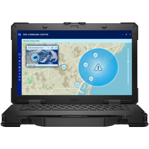 Laptop Dell Pro Rugged RB14250_FU7165U32GB1TBW3Y-05, Intel Core Ultra 7 165U, 14 inch, RAM 32GB, SSD 1TB, Intel Graphics, 5G, Windows 11 Pro, Black - Imagine 1