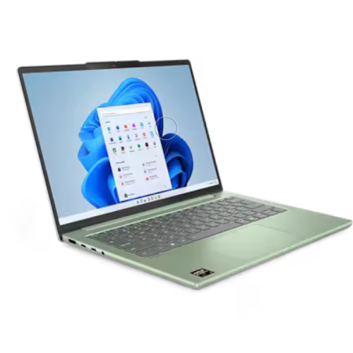 Laptop Lenovo IdeaPad Slim 5 83S1004JRM, AMD Ryzen AI 5 430, 14 inch, RAM 16GB, SSD 1TB, AMD Radeon 840M Graphics, Fara sistem de operare, Breeze Moss - Imagine 2