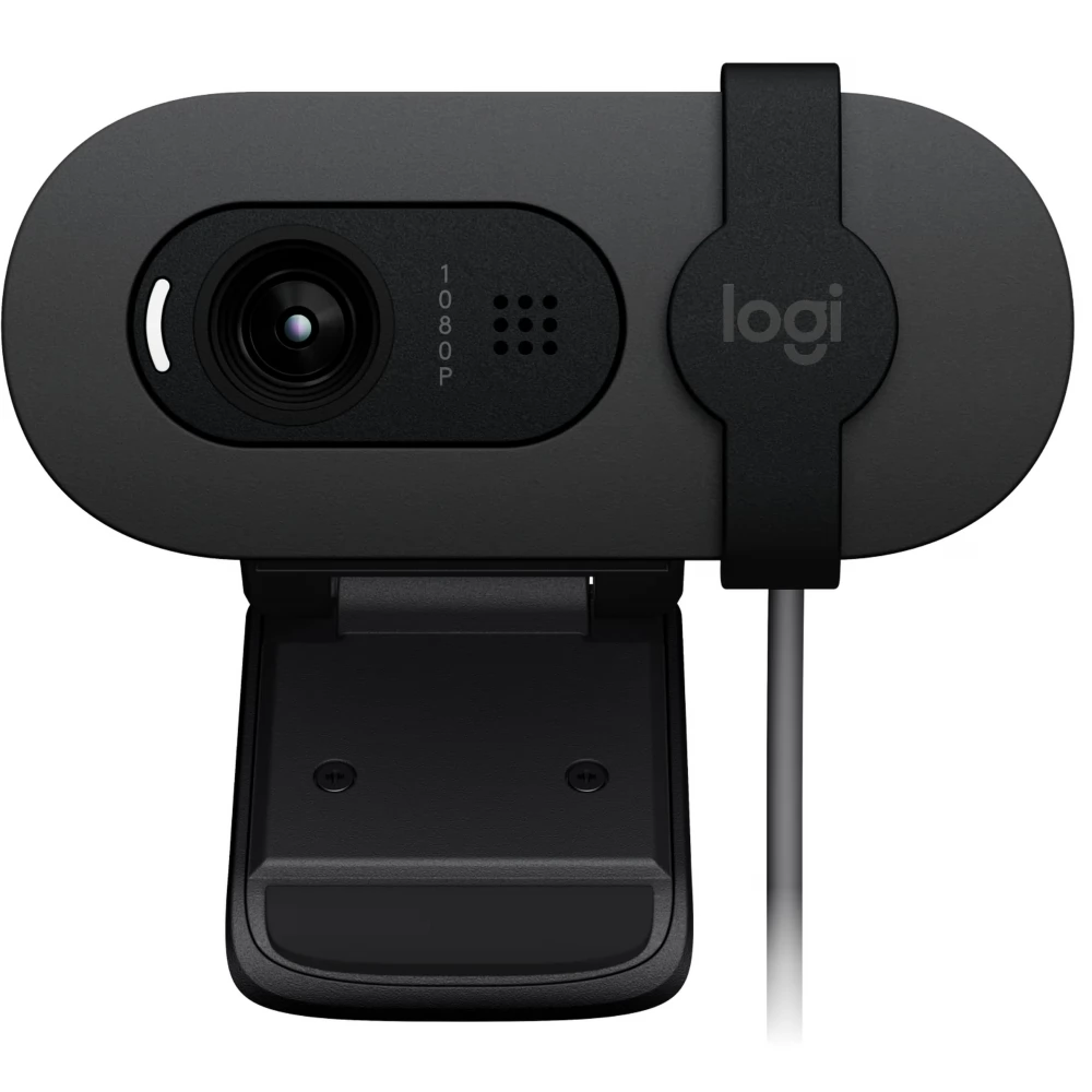 Webcam LOGITECH Brio 105, Full HD, 1080p, USB-A, Graphite - Imagine 2
