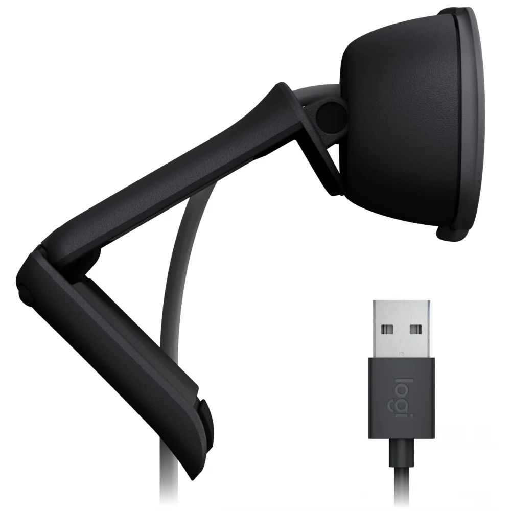 Webcam LOGITECH Brio 105, Full HD, 1080p, USB-A, Graphite - Imagine 4