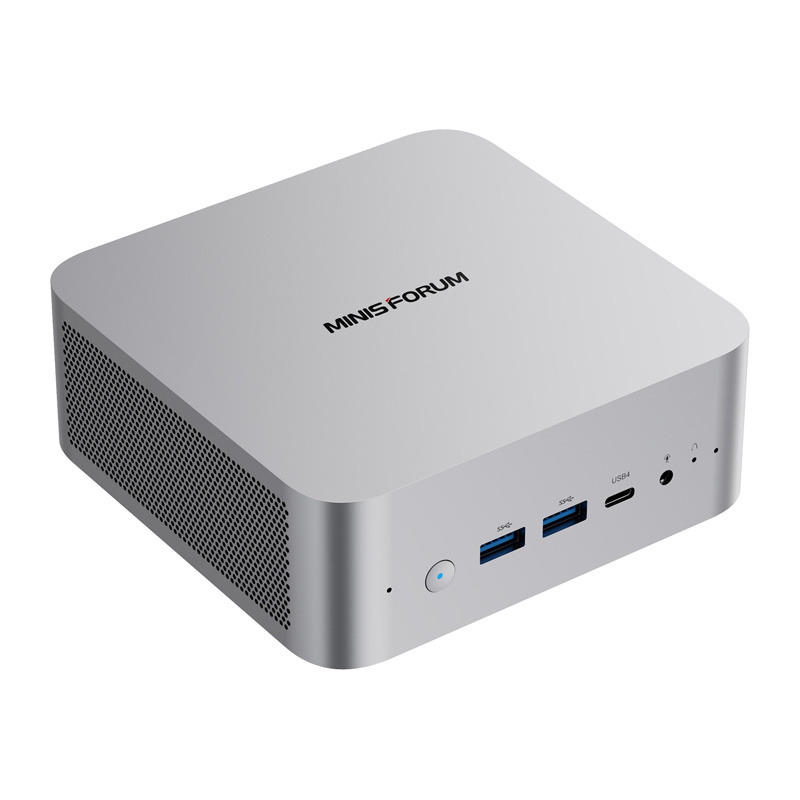 Mini PC Minis Forum M1 Pro-125H, Procesor Intel® Core™ Ultra 5 125H 1.2GHz Meteor Lake, no RAM, no Storage, Arc Graphics, Fara sistem de operare - Imagine 1