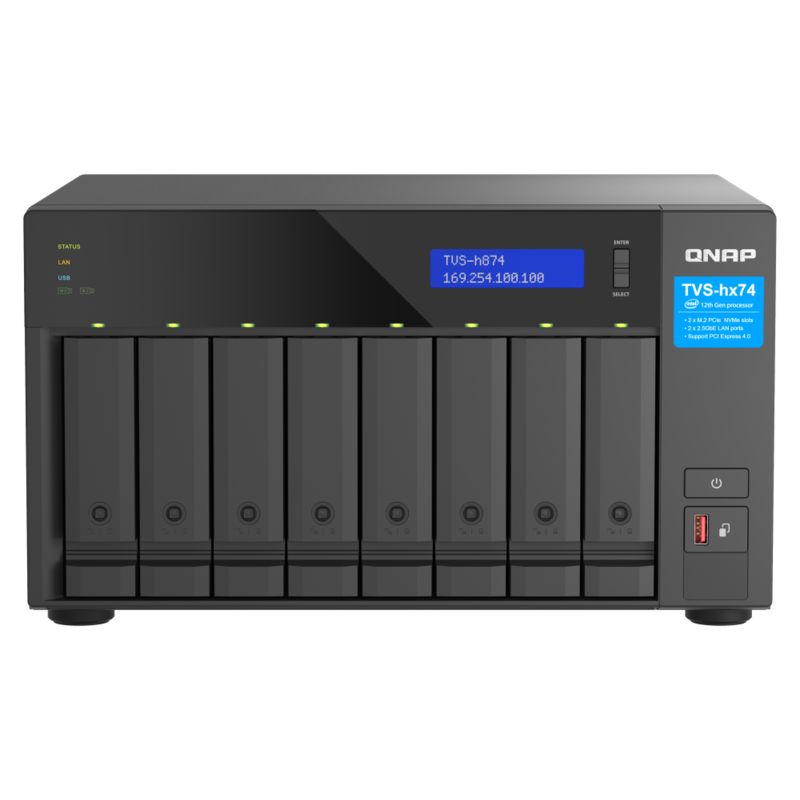 NAS Qnap TVS-H874-I7-32G 32GB - Imagine 2