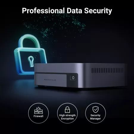 NAS UGREEN DXP480T Plus, Server de stocare All-Flash cu Intel Core i5 și conectivitate 10GbE, Black - Imagine 2