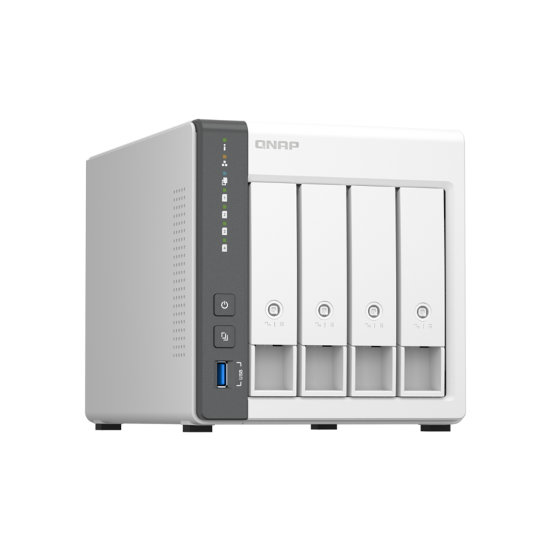 QNAP TS-433-4G NAS – Soluție de stocare 4-Bay cu procesor Quad-Core și port 2.5GbE - Imagine 2