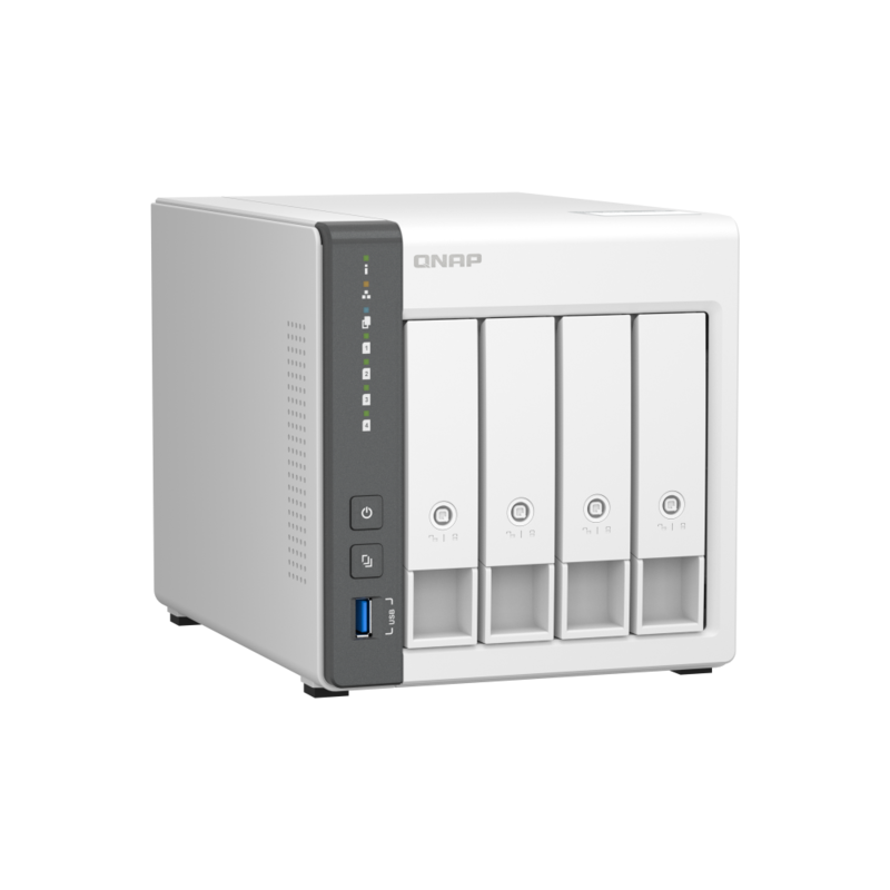 QNAP TS-433-4G NAS – Soluție de stocare 4-Bay cu procesor Quad-Core și port 2.5GbE - Imagine 4
