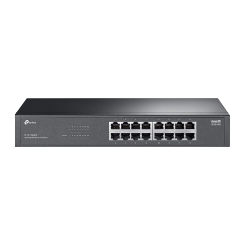Switch TP-LINK LiteWave LS1016G, 16 porturi, Black - Imagine 1