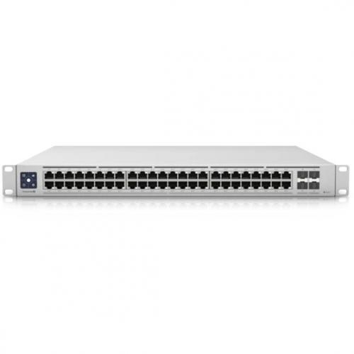 Switch UBIQUITI USW-ENTERPRISE-48-POE, 48 porturi, PoE, Silver - Imagine 1