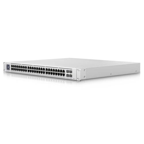 Switch UBIQUITI USW-ENTERPRISE-48-POE, 48 porturi, PoE, Silver - Imagine 2