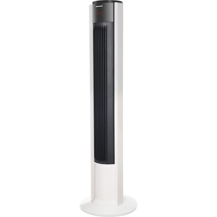 Ventilator turn HEINNER HTF-M45WH, Control digital, Display LED, 3 viteze, Timer, Opriere automata, Telecomanda, White - Imagine 2