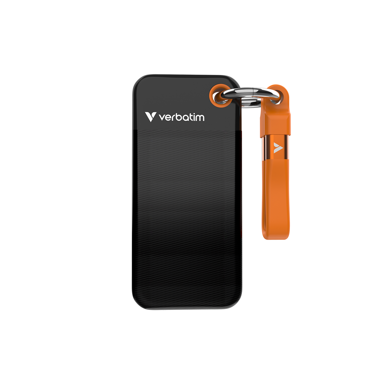 SSD Extern VERBATIM 32285 512GB USB 3.2 Gen 2, Black-Orange - Imagine 1